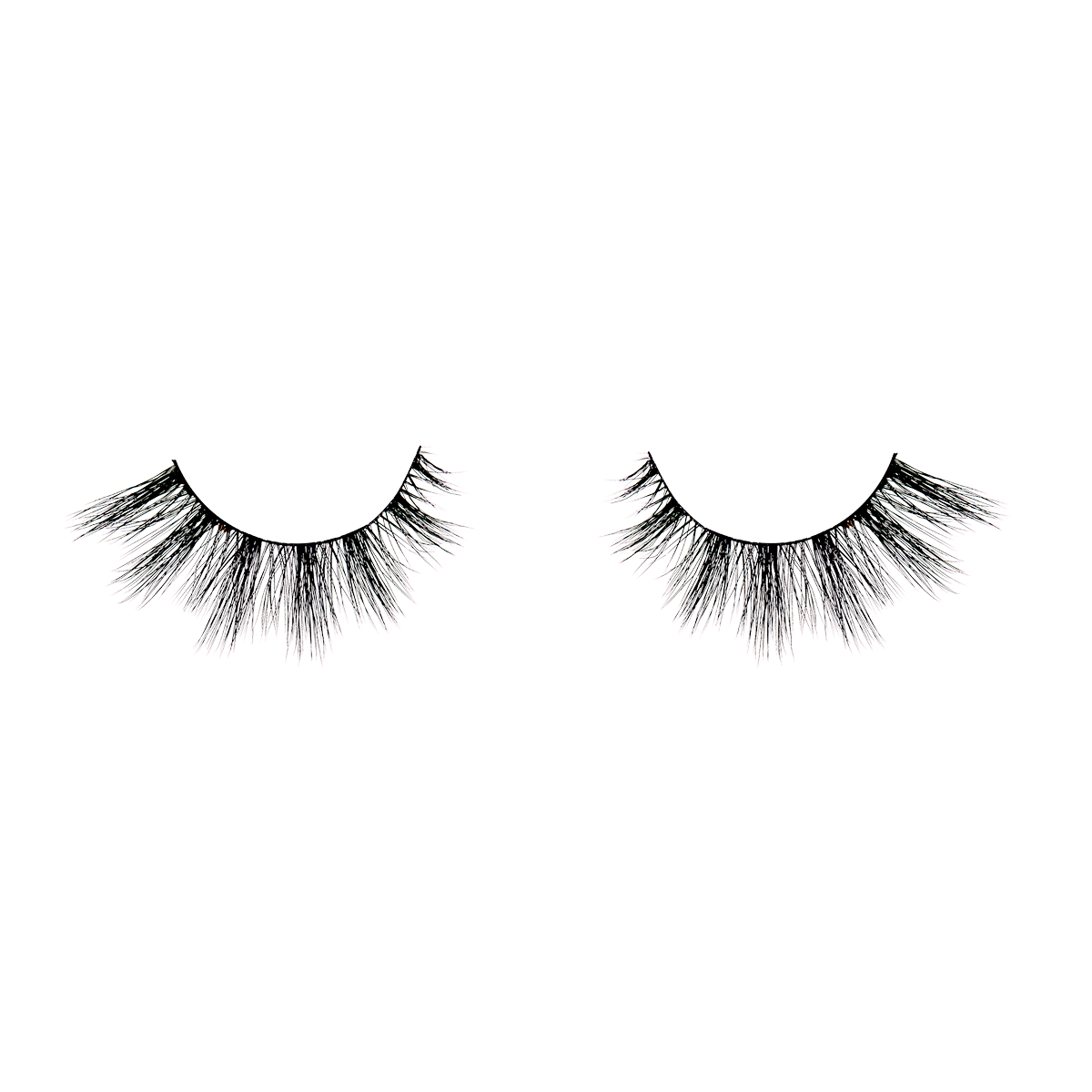 No. 1 natural faux mink strip lashes in tray by Lybre Lashes designed by Karen Gonzalez iluvsarahii