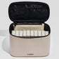 The Carry All lash train case with included pouch by Lybre Lashes — lychee-textured PVC leather beauty organizer