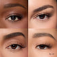 Model wearing Lybre Lashes No. 10 end lash from the Algo Natural Collection — weightless cat eye flare at outer corner