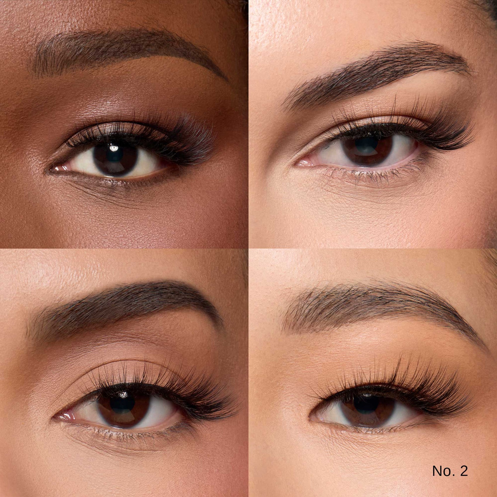 Model wearing No. 2 from Karen's (iluvsarahii) Favorites by Lybre Lashes — soft wispy flared lash