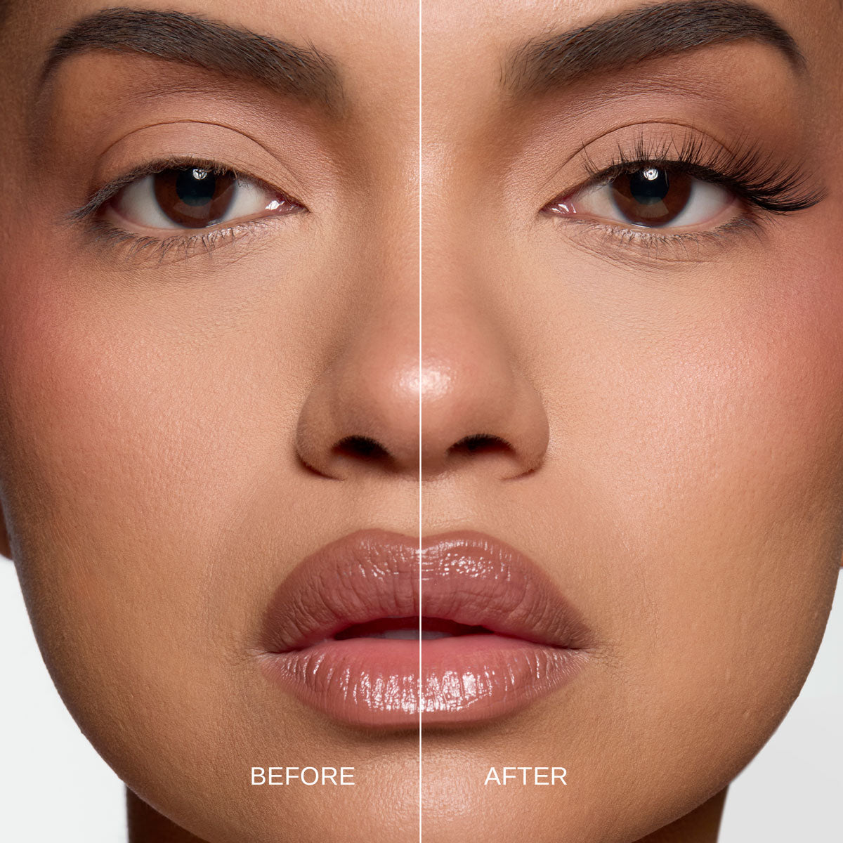 Model wearing No. 1 natural lashes for soft everyday definition designed by iluvsarahii
