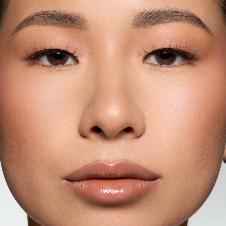 Lybre Lashes No 8 close up on model asian eyes