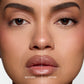 Lybre Lashes Indiv. 2 before and after shown on model eyes