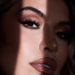 Karen Gonzalez iluvsarahii wearing Lybre Lashes No. 1