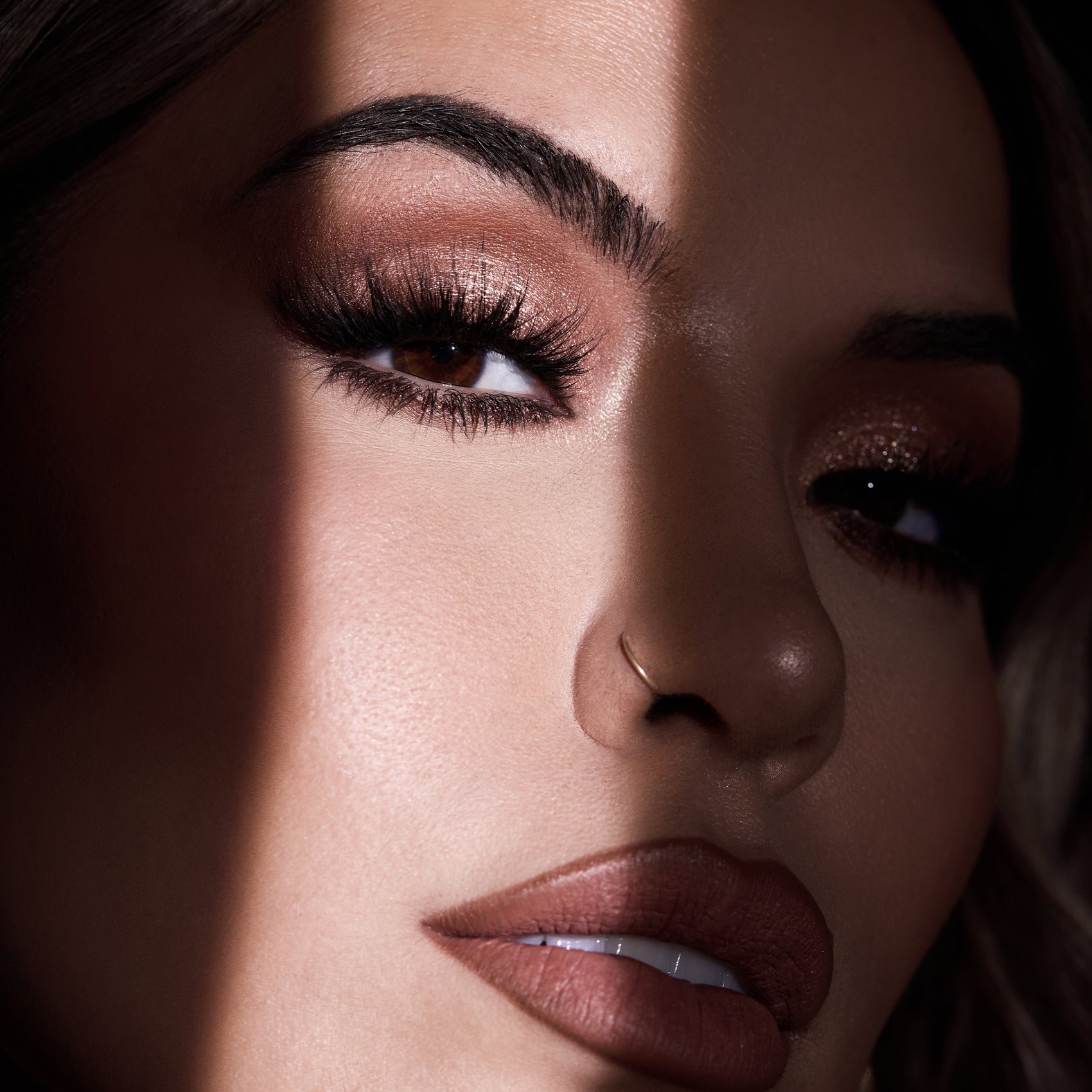 Karen Gonzalez iluvsarahii wearing Lybre Lashes No. 1