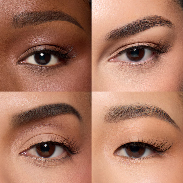 Lybre Lashes No 7 on 4 different shaped eyes