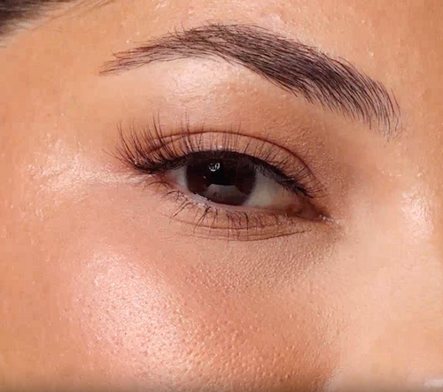 Lybre Lashes No 7 campaign video reel of models wearing lashes